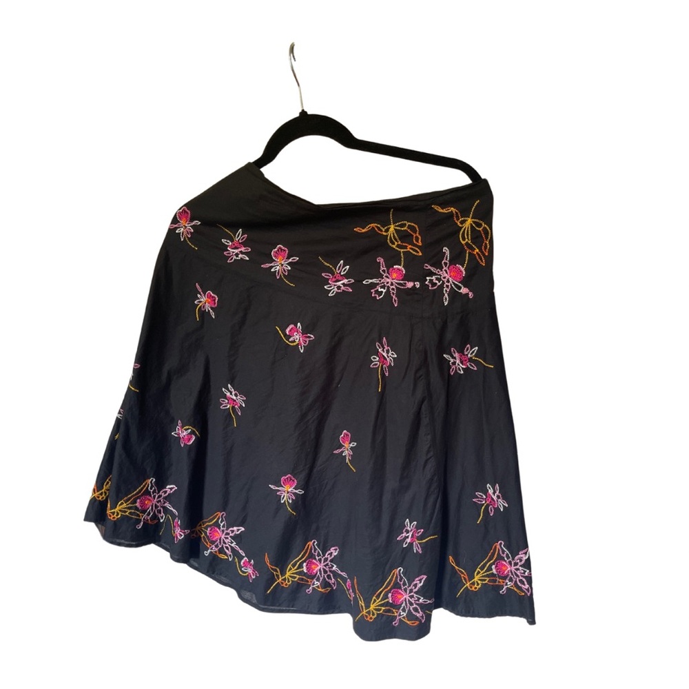 Lapri size a large line floral skirt